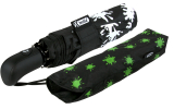 iX-brella first class Automatik Wetprint - Farbwechsel bei Nässe - Paintdrops Neon Green