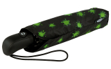 iX-brella first class Automatik Wetprint - Farbwechsel bei Nässe - Paintdrops Neon Green