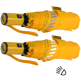 iX-brella Automatik Kinderschirm Safety Reflex extra leicht - gelb