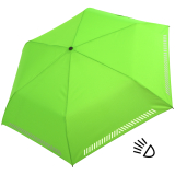 iX-brella Automatik Kinderschirm Safety Reflex extra leicht - neon grün
