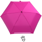 iX-brella Automatik Kinderschirm Safety Reflex extra leicht - neon pink
