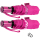 iX-brella Automatik Kinderschirm Safety Reflex extra leicht - neon pink