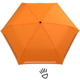 iX-brella Automatik Kinderschirm Safety Reflex extra leicht - neon orange