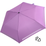 iX-brella Automatik Kinderschirm Safety Reflex extra leicht - hell-lila