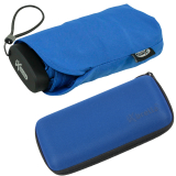 iX-brella Ultra Small 15cm kleiner Taschenschirm im Handy Format mit Etui - victoria blue