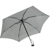 iX-brella Ultra Small 15cm kleiner Taschenschirm im Handy Format mit Etui - titanium grey