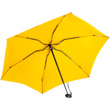 iX-brella Ultra Small 15cm kleiner Taschenschirm im Handy Format mit Etui - gold fusion yellow