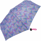Benetton Taschenschirm Ultra Mini Flat Pop Dots - deep periwinkle