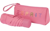 Esprit Super Mini Taschenschirm Ultra Mini Pouch Colorful Logo - carmine rose