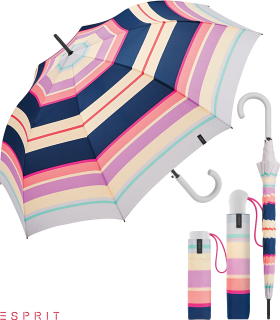 Esprit Regenschirm Neon Kickstripe