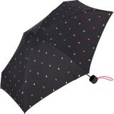 Esprit Super Mini Taschenschirm Petito Sweetheart - black rainbow