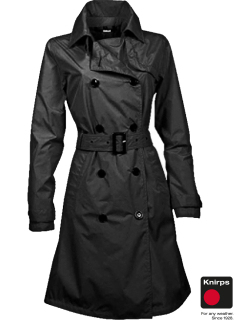 Knirps Regenmantel WIND - Modischer Damen Trenchcoat -...