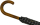 iX-brella Herren-Stockschirm High Quality mit Automatik und Echtholz-Rundhakengriff - check black