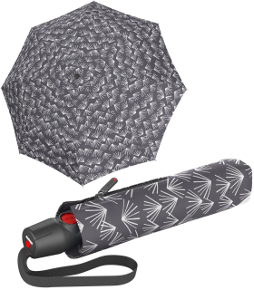 Knirps Taschenschirm T.200 Duomatic mit UV-Schutz und ecorepel-Technologie Nuno Kasa - steel