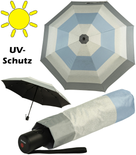 Knirps Taschenschirm A.200 Medium Duomatic mit UV- und Hitze-Schutz - Popy blue