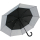 iX-brella expandierender Stockschirm mit Automatik move to XXL - schwarz-reflektierend