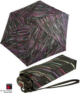 Knirps mini Taschenschirm Travel mit UV-Schutz lightning