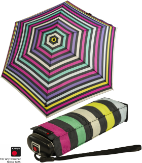 Knirps mini Taschenschirm Travel mit UV-Schutz flora multicolour