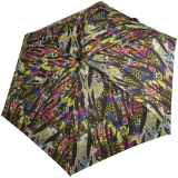 Knirps mini Taschenschirm Travel Mixed Art Black