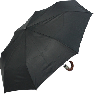 Cachemir Regenschirm Taschenschirm Automatik Rundhakengriff Holz Opti,  14,99 €