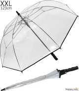 Golfschirm Automatik XXL durchsichtig transparent extra...