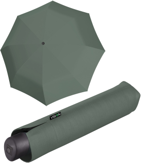 Knirps nachhaltiger Damen Taschenschirm Vision Manual - plant