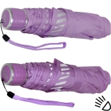iX-brella Mini Kinderschirm Safety Reflex extra leicht light purple