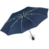 iX-brella stabiler Taschenschirm Mini Regenschirm mit Auf-Zu-Automatik - mid class insignia-blau
