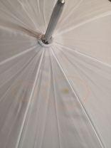 Golf Partnerschirm Doppler Wedding XXL 134 cm - weiss