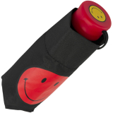 Super Mini Taschenschirm Smiley - rot