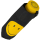 Super Mini Taschenschirm Smiley - gelb