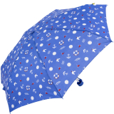 Super Mini Taschenschirm Smiley World maritim - blau
