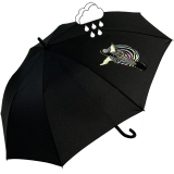 Impliva Wetprint Regenschirm Farbwechsel bei Nässe - Zebra
