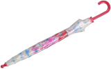 Kinder-Glockenschirm transparent Peppa Pig - Herzen