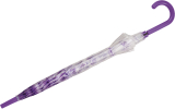 Stockschirm transparent Blossom - lila