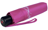 Knirps Kinder-Taschenschirm 4Kids reflective mit Reflexborte - pink