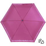 Knirps Kinder-Taschenschirm 4Kids reflective mit Reflexborte - pink