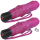 Knirps Kinder-Taschenschirm 4Kids reflective mit Reflexborte - pink