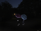Knirps Kinder-Taschenschirm 4Kids reflective mit Reflexborte - lila