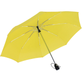 iX-brella stabiler Taschenschirm Mini Regenschirm mit Auf-Zu-Automatik - mid class gelb