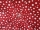 Knirps Taschenschirm Slim Duomatic Auf-Zu-Automatik Dots - rot