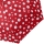 Knirps Taschenschirm Slim Duomatic Auf-Zu-Automatik Dots - rot