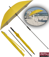 Derby Strandschirm XXL Regenschirm und Sonnenschirm mit...
