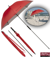Derby Strandschirm XXL Regenschirm und Sonnenschirm mit...