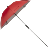 Derby Strandschirm XXL Regenschirm und Sonnenschirm mit UV-Schutz - rot