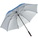 Derby Strandschirm XXL Regenschirm und Sonnenschirm mit UV-Schutz - blau