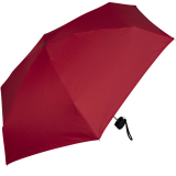 iX-brella Super-Mini-Taschenschirm - winziger Regenschirm im Etui dunkelrot