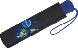 Scout Kinder-Taschenschirm mit reflektierendem Streifen Black Galaxy