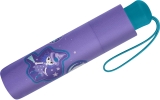 Scout Kinder-Taschenschirm mit reflektierendem Streifen Purple Magic