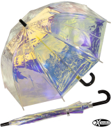 X-brella Shiny Kids Kinderschirm schillernd transparent...